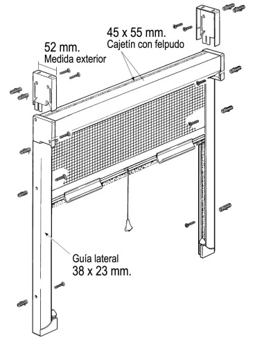 MOSQUITERA ENROLLABLE